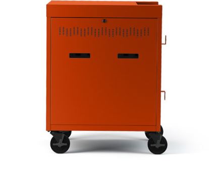 Bretford Cube Portable device management cart Orange1