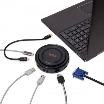 SYBA SY-CHG50120 interface hub USB 3.2 Gen 1 (3.1 Gen 1) Type-C Black1