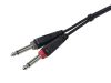 Monoprice 601053 audio cable 118.1" (3 m) 6.35mm TRS 2 x 6.35mm TRS Black3