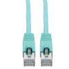 Tripp Lite N262-001-AQ networking cable Aqua color 12.2" (0.31 m) Cat6a S/UTP (STP)1