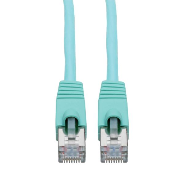 Tripp Lite N262-001-AQ networking cable Aqua color 12.2" (0.31 m) Cat6a S/UTP (STP)1