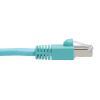 Tripp Lite N262-001-AQ networking cable Aqua color 12.2" (0.31 m) Cat6a S/UTP (STP)4