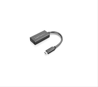 Lenovo 4X90R61022 video cable adapter 9.45" (0.24 m) USB Type-C HDMI Type A (Standard) Black1