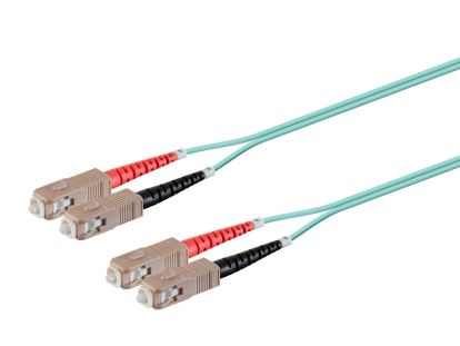 Monoprice 38339 fiber optic cable 118.1" (3 m) SC/UPC OM3 Blue1