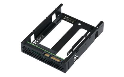 QNAP QDA-A2AR storage drive enclosure HDD/SSD enclosure Black 2.5"1
