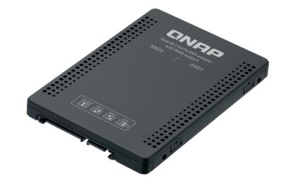QNAP QDA-A2MAR storage drive enclosure SSD enclosure Black M.21