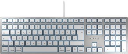 CHERRY KC 6000 SLIM FOR MAC keyboard USB QWERTY US English Silver1