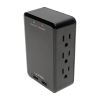 Tripp Lite TLP6SLUSBB surge protector Black 6 AC outlet(s) 110 - 125 V1