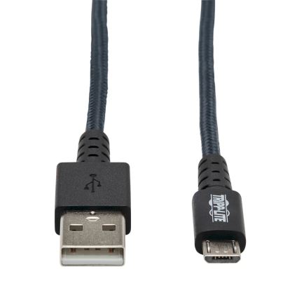 Tripp Lite U050-010-GY-MAX USB cable 118.1" (3 m) USB 2.0 USB A Micro-USB B Gray1