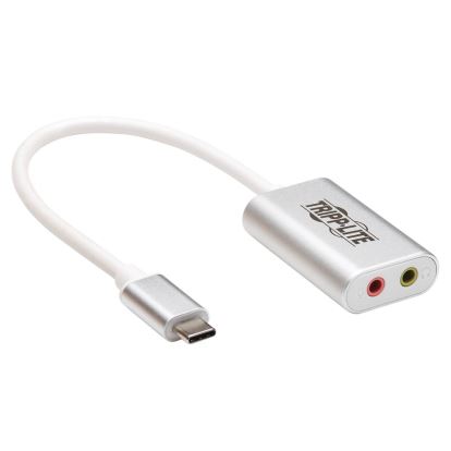 Tripp Lite U437-002 mobile phone cable Silver 7.87" (0.2 m) USB Type-C 2x 3.5mm1