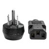 Tripp Lite P006-003-15D power cable Black 35.4" (0.9 m) NEMA 5-15P IEC C133