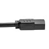 Tripp Lite P006-003-15D power cable Black 35.4" (0.9 m) NEMA 5-15P IEC C135