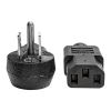 Tripp Lite P006-006-15D power cable Black 70.9" (1.8 m) NEMA 5-15P IEC C134