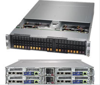 Supermicro SYS-2029BT-HNTR server barebone Intel® C621 LGA 3647 (Socket P) Rack (2U) Black1