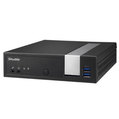 Shuttle XPC slim DX30 J3355 mini PC Intel® Celeron® 2 GB DDR3L-SDRAM 120 GB SSD Linux Black1