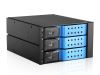 iStarUSA BPN-DE230HD-BLUE drive bay panel 3.5/5.25" Bezel panel Black, Blue2