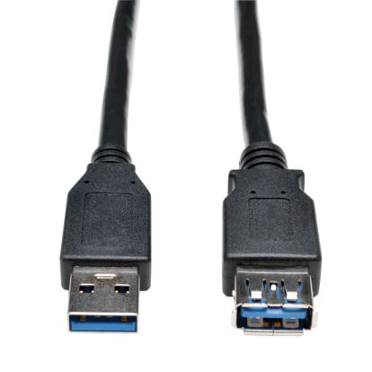 Tripp Lite U324-003-BK USB cable 35.8" (0.91 m) USB 3.2 Gen 1 (3.1 Gen 1) USB A 2 x USB A Black1