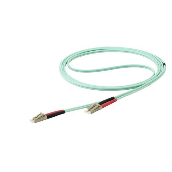 StarTech.com 450FBLCLC10 fiber optic cable 393.7" (10 m) LC OM4 Aqua color1