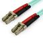 StarTech.com A50FBLCLC15 fiber optic cable 590.6" (15 m) LC OM3 Aqua color1