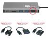 Siig JU-DK0F11-S1 interface hub USB 3.2 Gen 1 (3.1 Gen 1) Type-C 5000 Mbit/s Black, Gray7