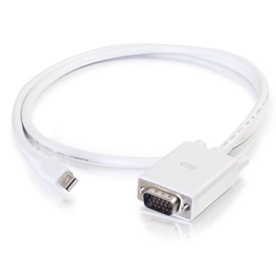 C2G 54680 video cable adapter 72" (1.83 m) Mini DisplayPort VGA (D-Sub) White1