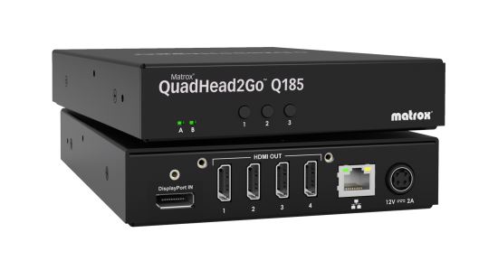 Matrox QuadHead2Go Q185 Multi-Monitor Controller Appliance / Q2G-DP4K1