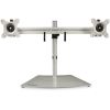 StarTech.com ARMDUOSS monitor mount / stand 24" Freestanding Stainless steel1