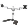 StarTech.com ARMDUALSS monitor mount / stand 32" Freestanding Black, Silver1