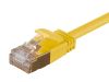 Monoprice SlimRun networking cable Yellow 165.4" (4.2 m) Cat6a S/FTP (S-STP)3