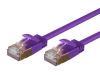 Monoprice SlimRun networking cable Purple 236.2" (6 m) Cat6a S/FTP (S-STP)1