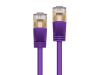 Monoprice SlimRun networking cable Purple 236.2" (6 m) Cat6a S/FTP (S-STP)2