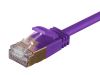 Monoprice SlimRun networking cable Purple 236.2" (6 m) Cat6a S/FTP (S-STP)3