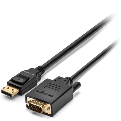 Kensington DisplayPort 1.2 (M) to VGA (M) Passive Unidirectional Cable, 6ft1