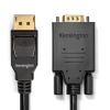 Kensington DisplayPort 1.2 (M) to VGA (M) Passive Unidirectional Cable, 6ft3