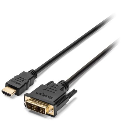 Kensington HDMI (M) to DVI-D (M) Passive Bi-Directional Cable, 6ft1