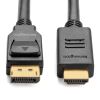 Kensington DisplayPort 1.2 (M) to HDMI (M) Passive Unidirectional Cable, 6ft2