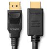 Kensington DisplayPort 1.2 (M) to HDMI (M) Passive Unidirectional Cable, 6ft3