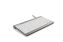 BakkerElkhuizen UltraBoard 950 keyboard USB QWERTY US International Silver, White1