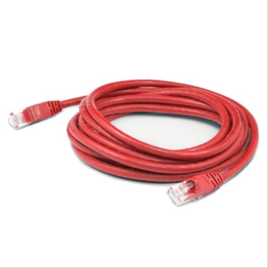 AddOn Networks CAT6A networking cable Red 11.8" (0.3 m) S/UTP (STP)1