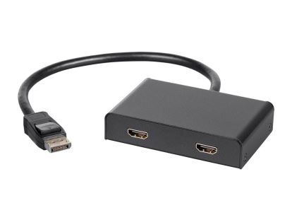 Monoprice 21974 video cable adapter DisplayPort 2 x HDMI Black1