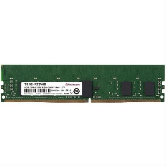 Transcend TS1GHR72V6B memory module 8 GB 1 x 8 GB DDR4 2666 MHz ECC1