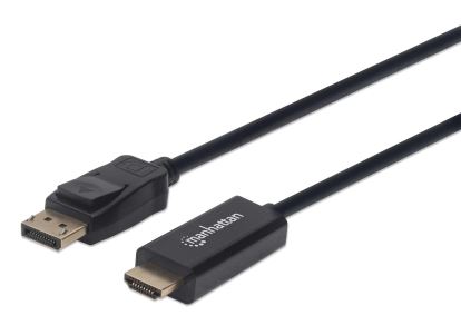 Manhattan 152679 video cable adapter 70.9" (1.8 m) DisplayPort HDMI Black1