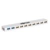 Tripp Lite U360-010C-2X3 interface hub USB 3.2 Gen 1 (3.1 Gen 1) Micro-B 5000 Mbit/s White1