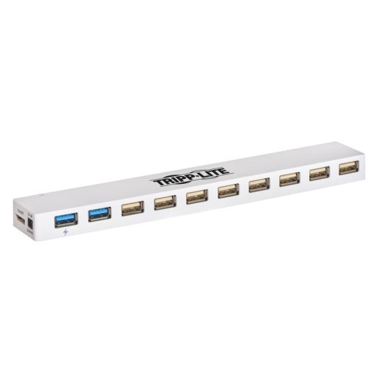 Tripp Lite U360-010C-2X3 interface hub USB 3.2 Gen 1 (3.1 Gen 1) Micro-B 5000 Mbit/s White1