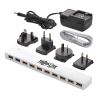 Tripp Lite U360-010C-2X3 interface hub USB 3.2 Gen 1 (3.1 Gen 1) Micro-B 5000 Mbit/s White7