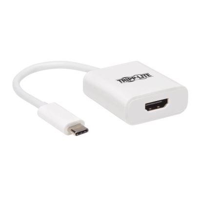 Tripp Lite U444-06N-HDR-W USB graphics adapter 3840 x 2160 pixels White1