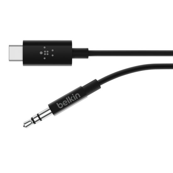 Belkin RockStar™ 3.5mm with USB-C™ Connector audio cable USB C Black1