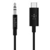 Belkin RockStar™ 3.5mm with USB-C™ Connector audio cable USB C Black2