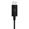 Belkin RockStar™ 3.5mm with USB-C™ Connector audio cable USB C Black6