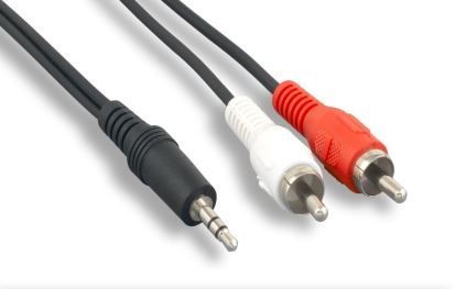 Axiom MJMRCAM12FT-AX audio cable 144" (3.66 m) 3.5mm 2 x RCA Black1